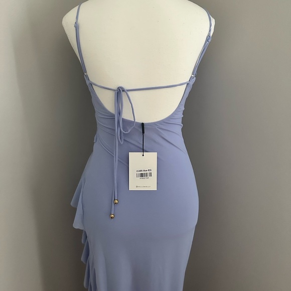 Hello Molly NEW Flaunt It Girl Frill Mesh Maxi Dress - Picture 8 of 11